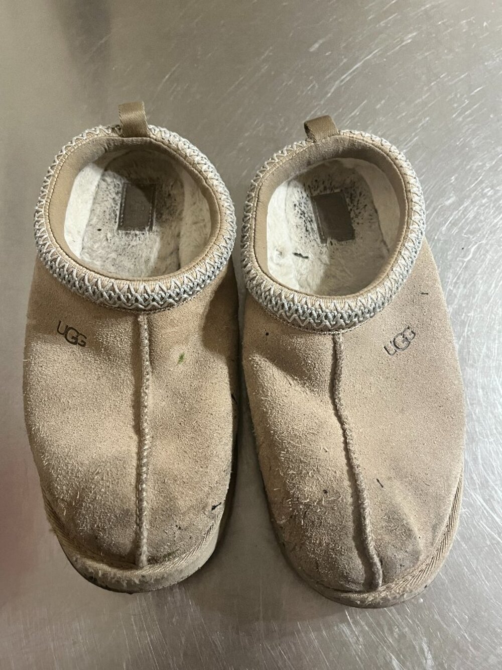 UGG Tazz Platform Slippers Color Sand Size 6